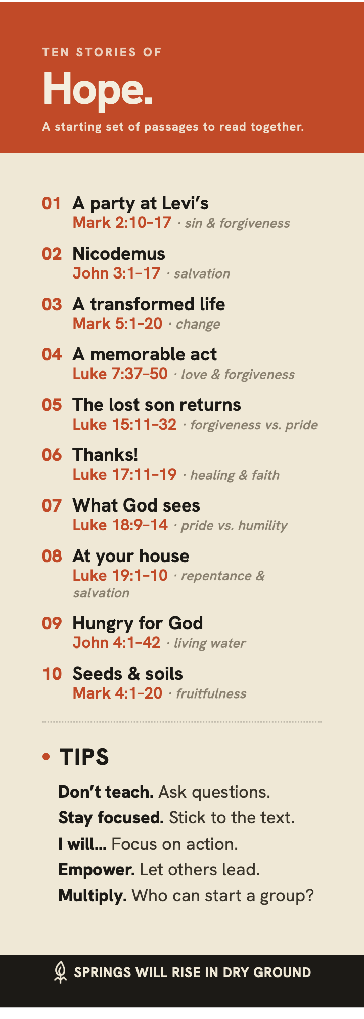 Bookmark back: ten stories of hope